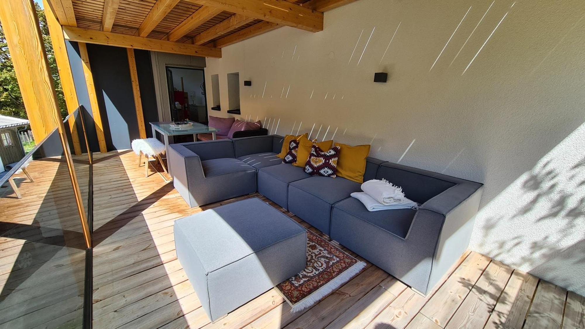Jagd Trifft Moderne & Boutique Jardin Ferienhaus อันนาแบร์ อิม ลัมเมอร์ทาล ภายนอก รูปภาพ